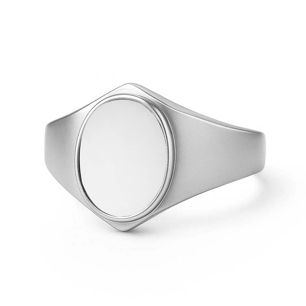 Vintage 925 Sterling Silver Opal Men’s Ring