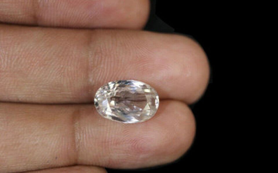 White Zircon - NZ 17031 (Origin - Ceylon) Limited - Quality