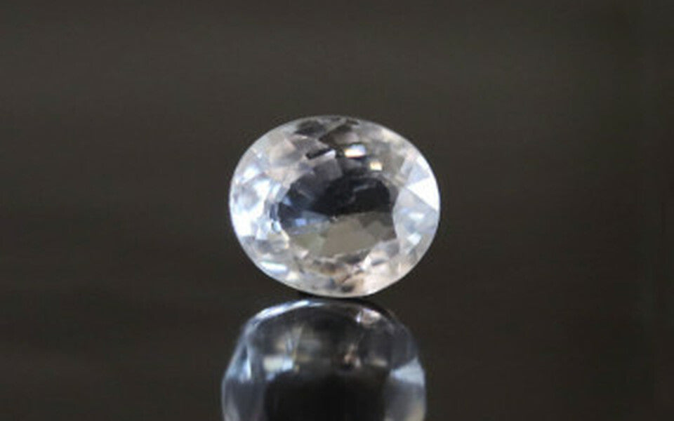 White Zircon - NZ 17032 (Origin - Ceylon) Limited - Quality