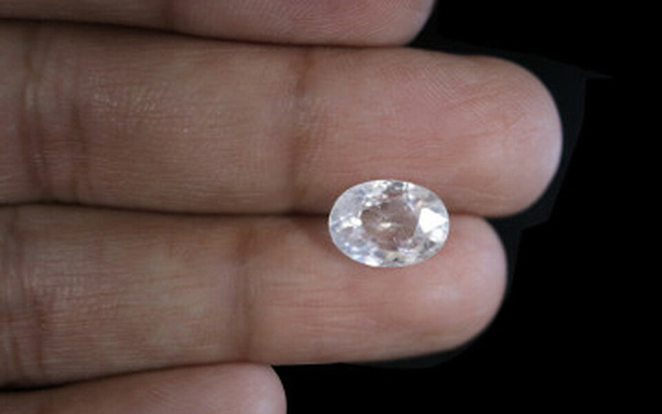 White Zircon - NZ 17043 (Origin - Ceylon) Limited - Quality