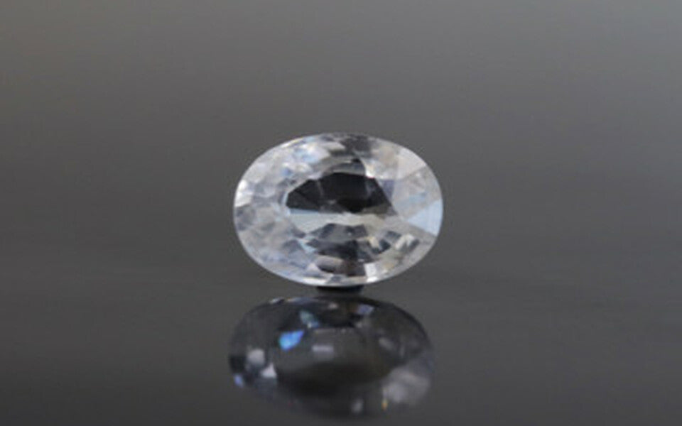 White Zircon - NZ 17043 (Origin - Ceylon) Limited - Quality