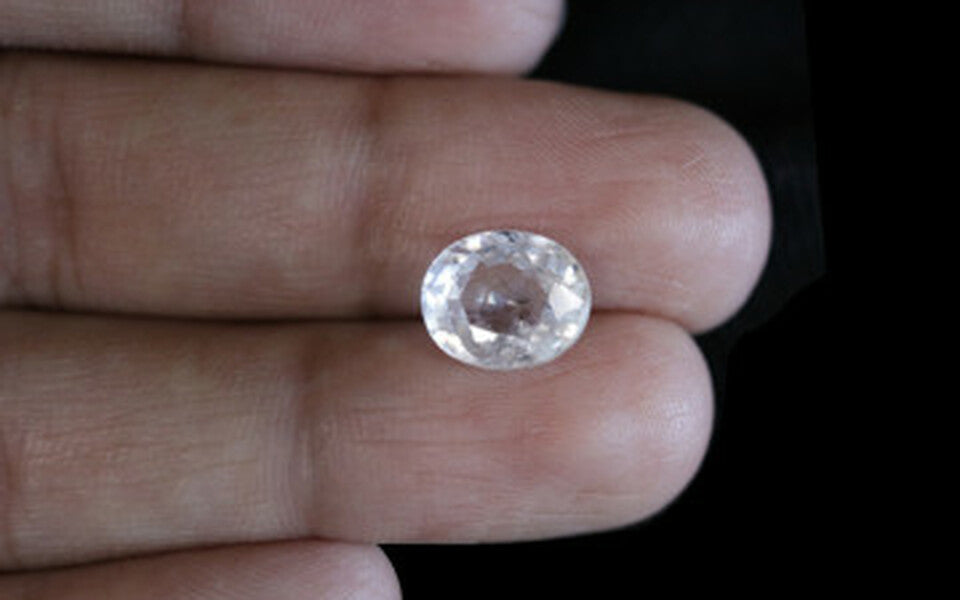 White Zircon - NZ 17045 (Origin - Ceylon) Limited - Quality