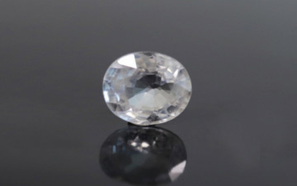 White Zircon - NZ 17045 (Origin - Ceylon) Limited - Quality
