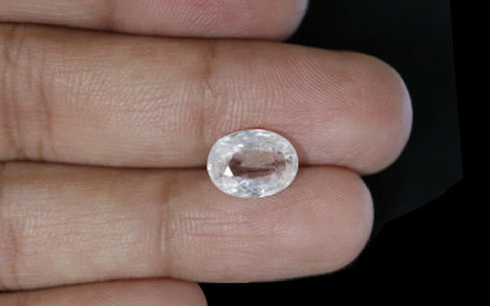 White Zircon - NZ 17047 (Origin - Ceylon) Limited - Quality