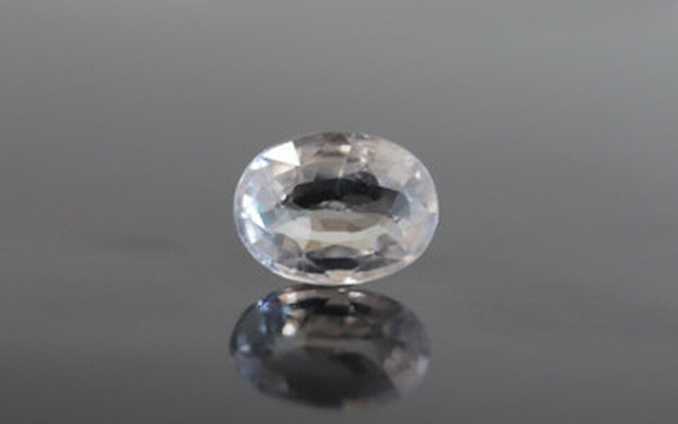 White Zircon - NZ 17047 (Origin - Ceylon) Limited - Quality
