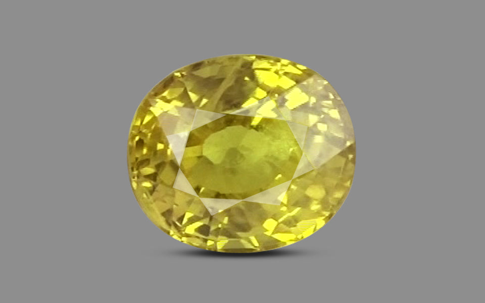 Thailand Yellow Sapphire - 3.69 Carat Limited Quality BYS-6657