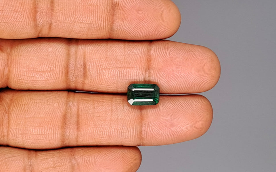 Testing Zambian Emerald - 3.09 Carat Limited Quality EMD-10150