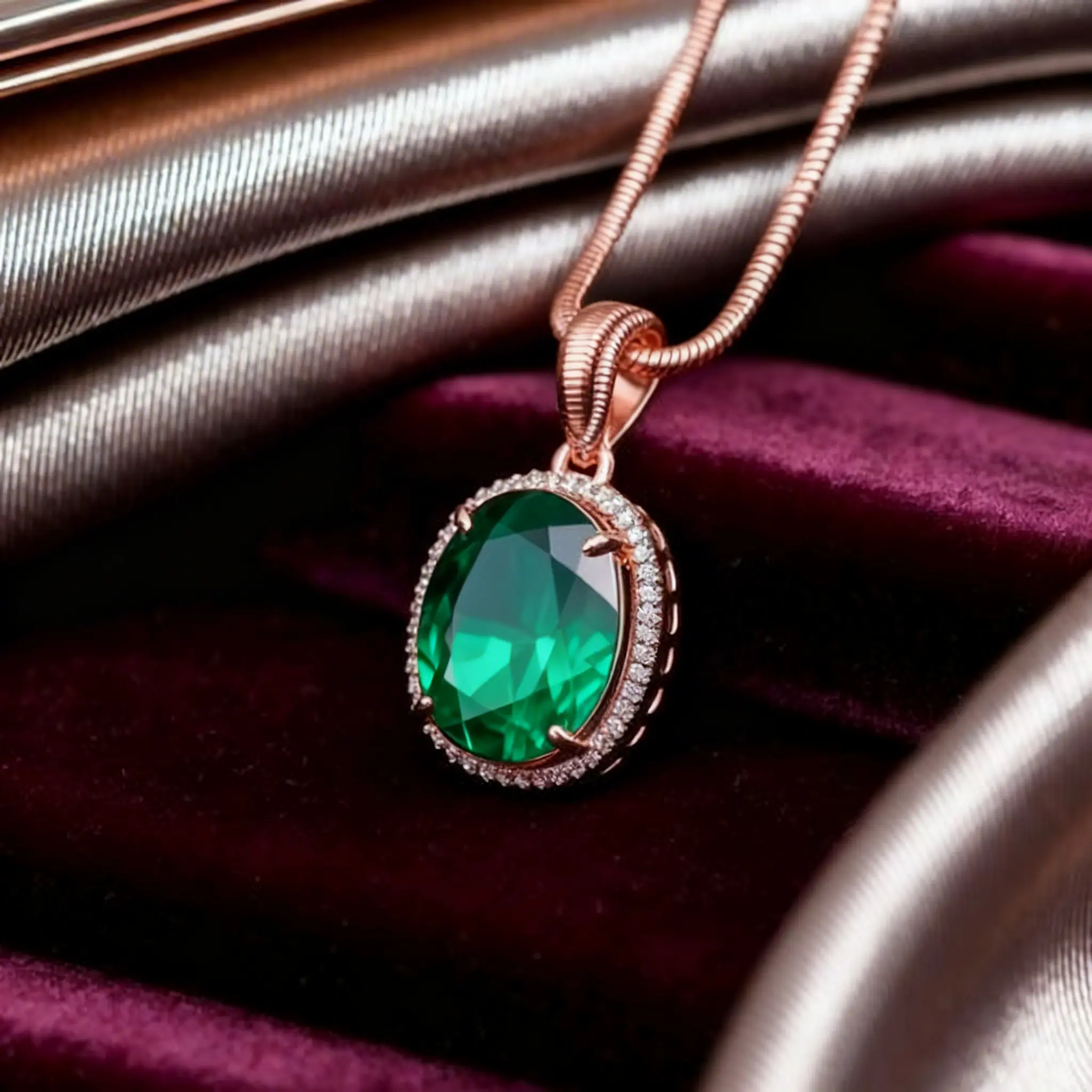 Buy Natural Emerald (Panna) Pendant Jewelry Online at the Best Price.