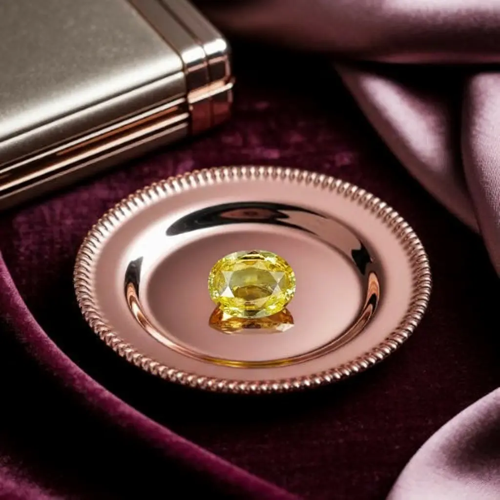 Buy Certified Natural Yellow Sapphire Loose Gemstone at Best Price in India