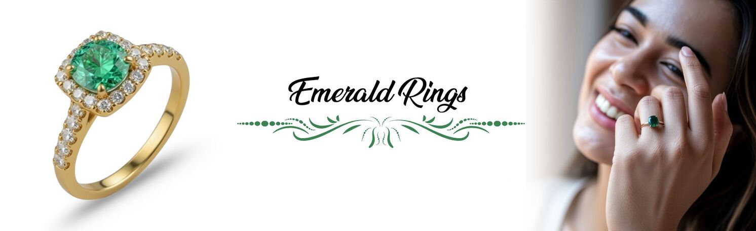 Buy 1000+ Emerald (Panna) Ring Design for women, ladies, hair, girls