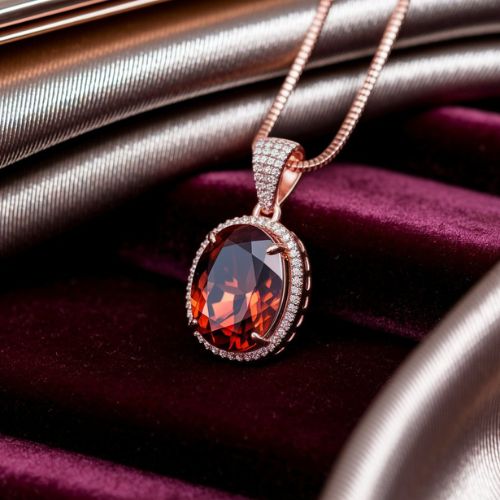 Hessonite Gomed Pendant