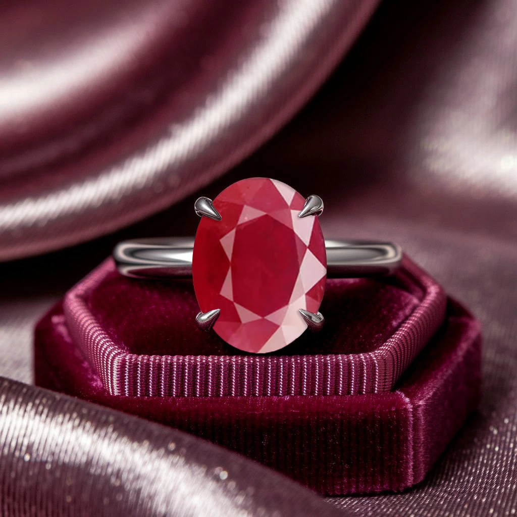 Ruby Gemstone (Manik Ratna) Gemstone Ring