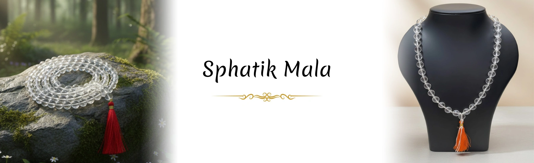 Buy Sphatik (quartz) Mala Online at Best Price in India