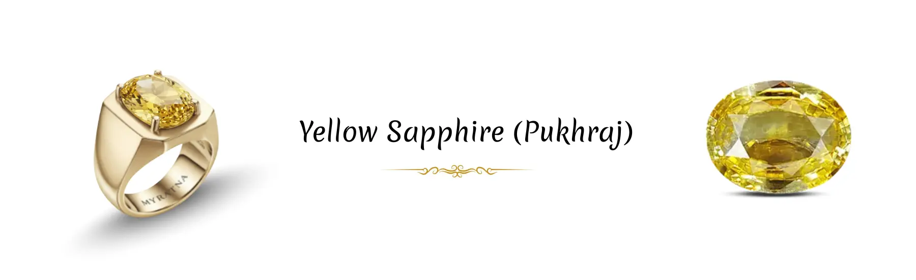 Shop Natural Yellow Sapphire (Pukhraj/पुखराज) Loose Gemstones Online in India