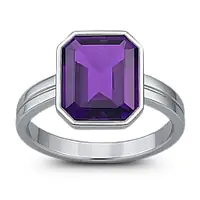 Amethyst Engagement Ring