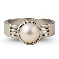 Pearl Ring for Men