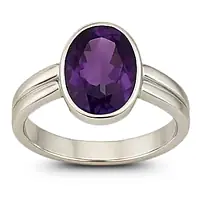 Silver Amethyst Ring