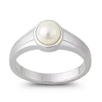 Silver Pearl Rings