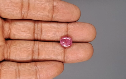 Natural  Burma Ruby - 3.92 Carat Limited Quality BR-7501