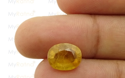 Yellow Sapphire - BYSGF 12001 (Origin - Thailand) Fine Quality