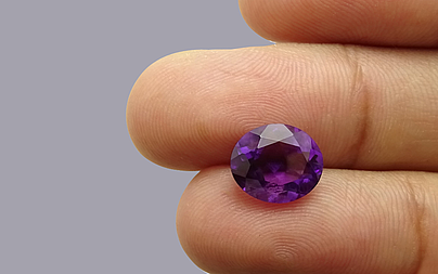 Brazilian Amethyst - 3.10 Carat Limited Quality AMT-12507