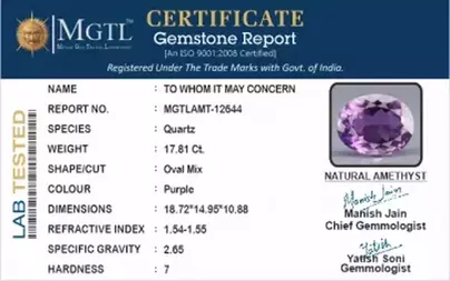 Brazilian Amethyst - 17.81 Carat Limited Quality AMT-12644