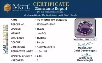 Brazilian Amethyst - 10.47 Carat Limited Quality AMT-12687