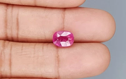 Natural Ruby BR-7401  Prime-Quality 3.77 Carat  