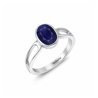 Original Damara Blue Sapphire Ring For Men and Women