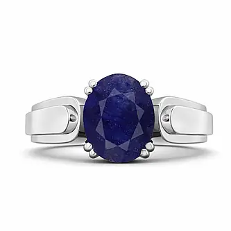 Skylyn Blue Sapphire Gemsotne Ring For Men