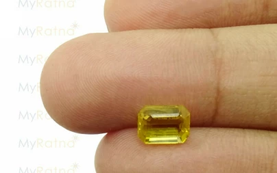 Yellow Sapphire - BYS 6575 (Origin - Thailand) Rare -Quality