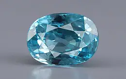 Ceylon Blue Zircon - 5.91 Carat Limited Quality BZ-28013