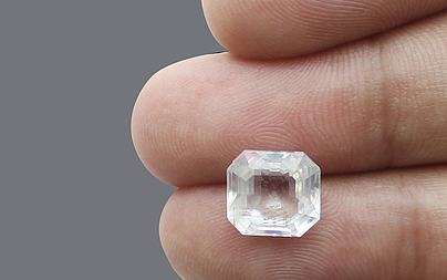 Ceylon White Sapphire - 4.66 Carat Limited Quality CWS-10002