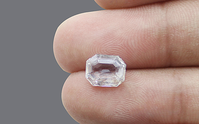 Ceylon White Sapphire - 3.27 Carat Limited Quality CWS-10004