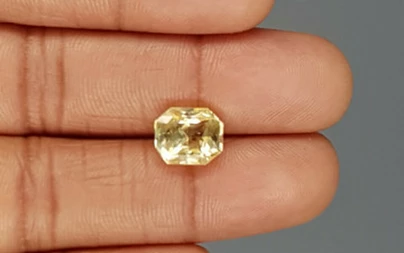 Ceylon Yellow Sapphire - CYS 3758 Limited-Quality 4.95 Carat