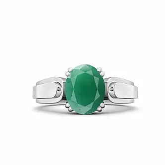 Skylyn Emerald Gemsotne Ring For Men