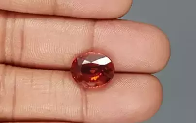 Ceylon Hessonite Garnet  6.39 Carat Limited-Quality  HG-8196