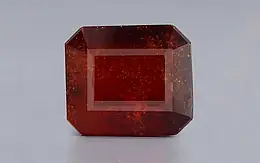 African Hessonite Garnet - 6.34 Carat Prime Quality HG-8378