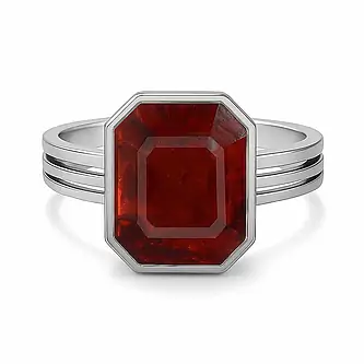 Vintage 925 Sterling Silver Hessonite Gomed Women’s Ring