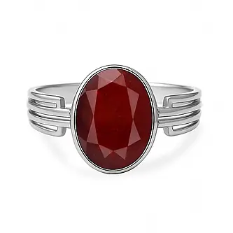 Designer 925 Sterling Silver Hessonite Gomed Men’s Ring