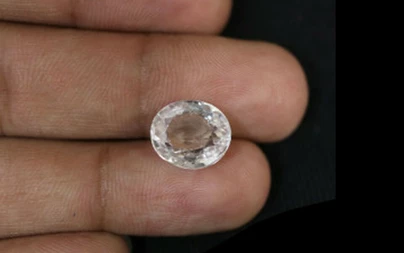 White Zircon - NZ 17032 (Origin - Ceylon) Limited - Quality 