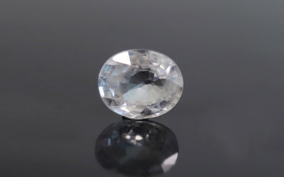 Buy White Zircon NZ 17045 (Origin Ceylon) Limited Quality