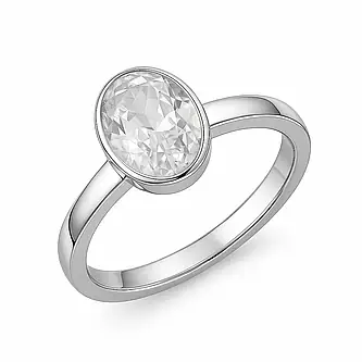 Handcrafted Sterling Silver Premium Zircon Men’s Ring
