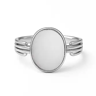 Royal Elite 925 Sterling Silver Opal Ladies’ Ring