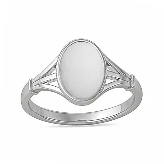 Authentic 925 Sterling Silver Opal Ladies’ Ring