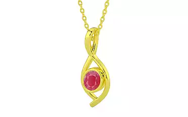 Panchdhatu Ruby Pendant Fine Quality (P1)