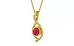 Gold Ruby Pendant Prime Quality (P1)