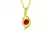 Panchdhatu Ruby Pendant Rare Quality (P1)