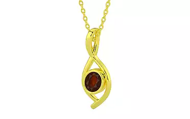 Panchdhatu Hessonite Garnet Pendant Fine Quality (P1)