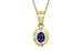 Ashtadhatu Thailand Blue Sapphire Pendant Prime Quality (P11)